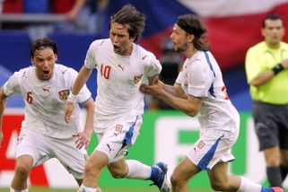 To byly časy! Připomeňte si poslední české góly na MS ve fotbale, zářili Rosický a Koller